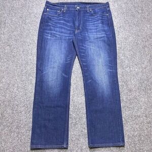 Levis 514 Jeans Men 38x30 Blue Regular Straight Medium Wash Tag 38x30 Fade